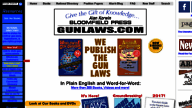 What Gunlaws.com website looked like in 2017 (7 years ago)