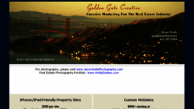 What Goldengatecreative.com website looked like in 2017 (7 years ago)