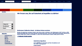 What Gutschein.at website looked like in 2017 (6 years ago)