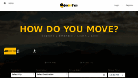 What Getmytaxi.in website looked like in 2017 (6 years ago)