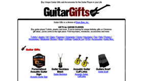 What Guitargifts.com website looked like in 2017 (7 years ago)