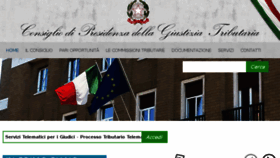What Giustizia-tributaria.it website looked like in 2017 (7 years ago)