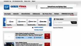 What Gebzefirma.com website looked like in 2017 (7 years ago)
