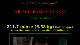 What Goldnuggets.com.au website looked like in 2017 (7 years ago)