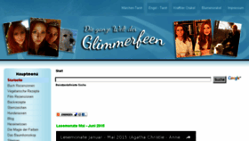 What Glimmerfee.de website looked like in 2017 (7 years ago)