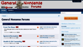 What Generalnonsense.net website looked like in 2017 (7 years ago)