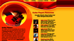 What Guitar-player-resources.com website looked like in 2017 (7 years ago)