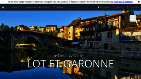 What Guide-du-lot-et-garonne.com website looked like in 2017 (7 years ago)