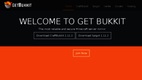 What Getbukkit.com website looked like in 2017 (7 years ago)