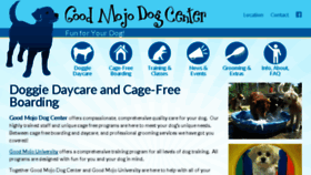 What Goodmojodogcenter.com website looked like in 2017 (7 years ago)