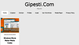 What Gipesti.com website looked like in 2017 (6 years ago)