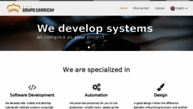 What Grupocarricay.com website looked like in 2017 (7 years ago)