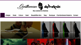 What Gentlemanmoderne.com website looked like in 2017 (7 years ago)