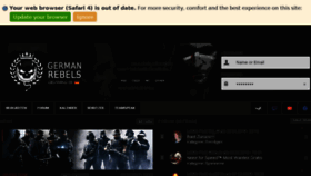 What Grgaming.de website looked like in 2017 (9 years ago)