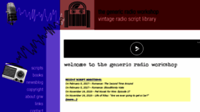 What Genericradio.com website looked like in 2017 (7 years ago)