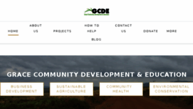 What Gcde.org website looked like in 2017 (7 years ago)