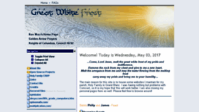 What Greatwhitefrost.net website looked like in 2017 (6 years ago)