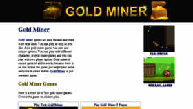 What Goldminer.tv website looked like in 2017 (7 years ago)