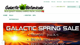 What Galacticbotanicals.com website looked like in 2017 (7 years ago)