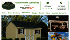 What Gardenoaks.com website looked like in 2017 (6 years ago)