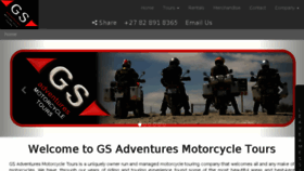 What Gsadventures.co.za website looked like in 2017 (7 years ago)