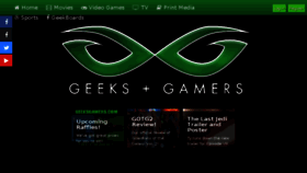 What Geeksgamers.com website looked like in 2017 (7 years ago)