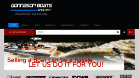 What Gonnasonboats.com website looked like in 2017 (6 years ago)