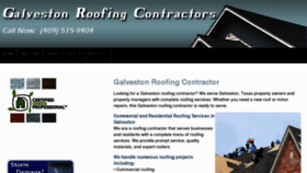 What Galvestonroofingcontractor.com website looked like in 2017 (6 years ago)