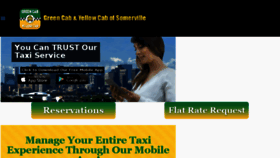 What Greenandyellowcab.com website looked like in 2017 (7 years ago)