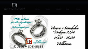 What Guldsmedshuset.se website looked like in 2017 (7 years ago)