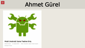 What Gurelahmet.com website looked like in 2017 (6 years ago)