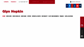 What Glynhopkin.com website looked like in 2017 (7 years ago)
