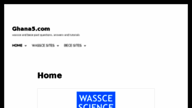 What Ghana5.com website looked like in 2017 (6 years ago)
