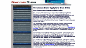 What Governmentgrants.us website looked like in 2017 (6 years ago)