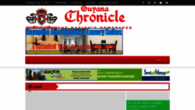 What Guyanachronicleonline.com website looked like in 2017 (7 years ago)