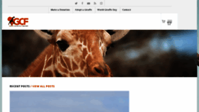 What Giraffeconservation.org website looked like in 2017 (7 years ago)
