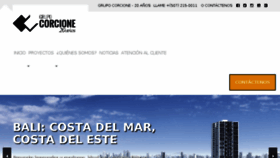 What Grupocorcione.com website looked like in 2017 (7 years ago)