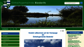 What Gemeinde-biederitz.eu website looked like in 2017 (6 years ago)