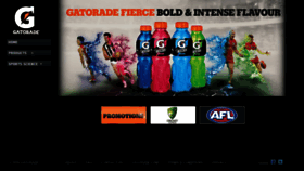 What Gatorade.com.au website looked like in 2017 (7 years ago)