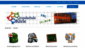 What Grundschule-koerle.de website looked like in 2017 (6 years ago)