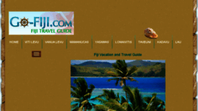 What Go-fiji.com website looked like in 2017 (6 years ago)