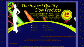 What Glow-sticks.com website looked like in 2017 (7 years ago)