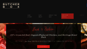 What Getbutcherbox.com website looked like in 2017 (7 years ago)