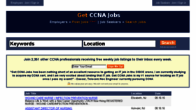 What Getccnajobs.com website looked like in 2017 (7 years ago)