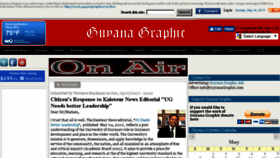 What Guyanagraphic.com website looked like in 2017 (6 years ago)
