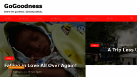 What Gogoodness.com website looked like in 2017 (6 years ago)
