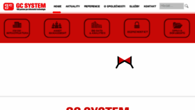 What Gcsystem.cz website looked like in 2017 (7 years ago)