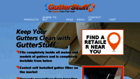 What Gutterstuff.com website looked like in 2017 (6 years ago)