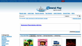 What General-play.com website looked like in 2017 (6 years ago)