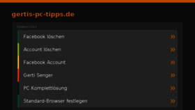 What Gertis-pc-tipps.de website looked like in 2017 (6 years ago)